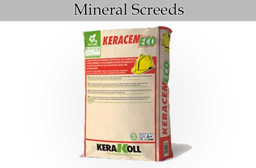 Mineral screeds in uae